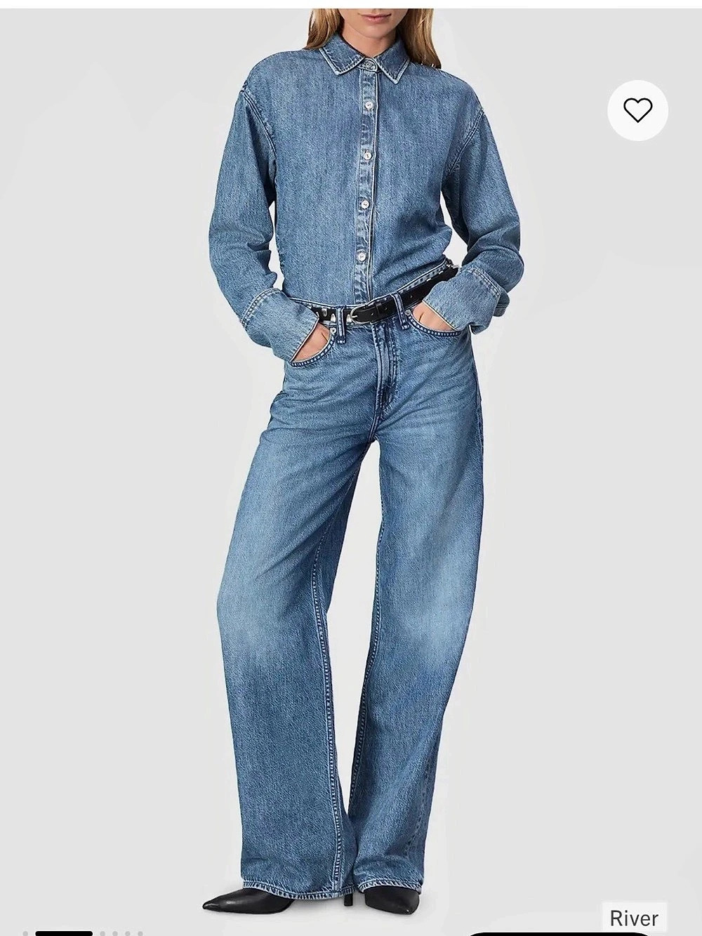 rag & bone Logan High Rise Wide Leg Jeans